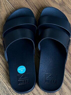 Reef Cushion Vista Black, Women's Size 8, Like New